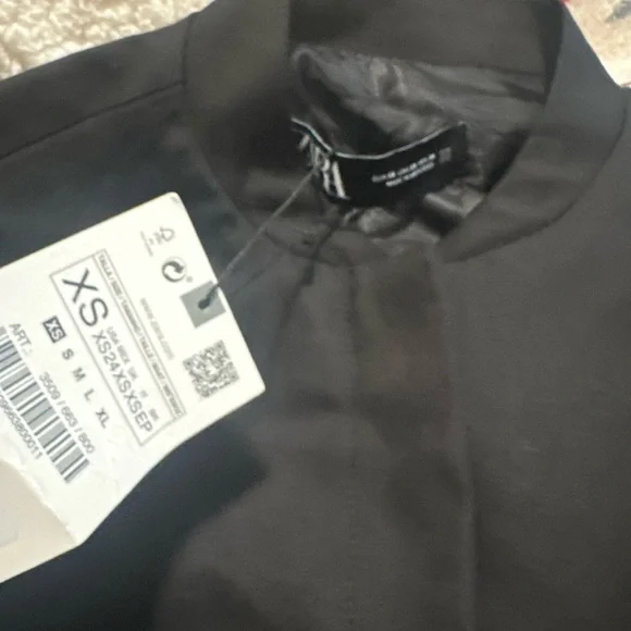 Zara long patch bomber jacket - Picture 7 of 8